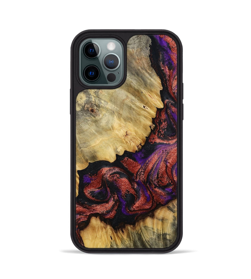 iPhone 12 Pro Wood Phone Case - Konner (Purple, 800415)