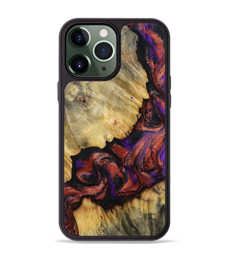 iPhone 13 Pro Max Wood Phone Case - Konner (Purple, 800415)