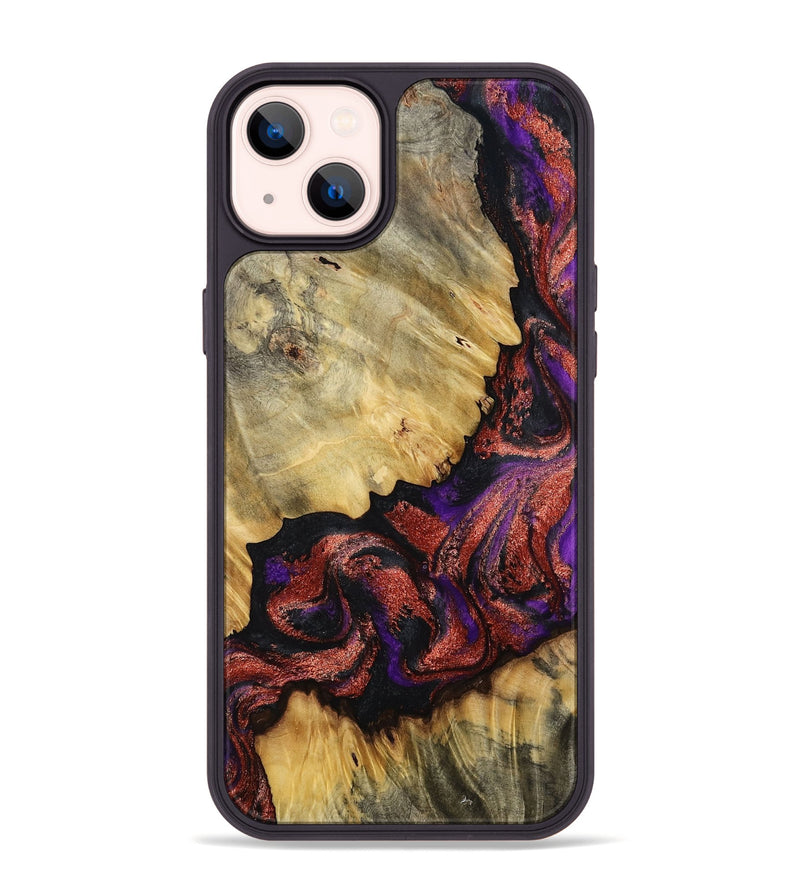 iPhone 14 Plus Wood Phone Case - Konner (Purple, 800415)
