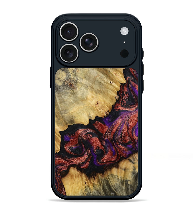 iPhone 17 Pro Max Wood Phone Case - Konner (Purple, 800415)