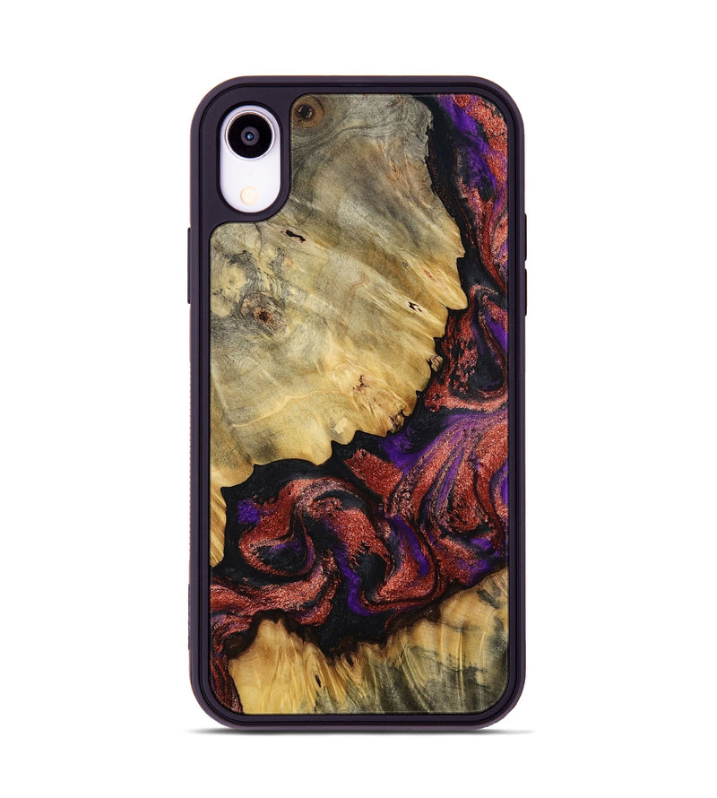 iPhone Xr Wood Phone Case - Konner (Purple, 800415)