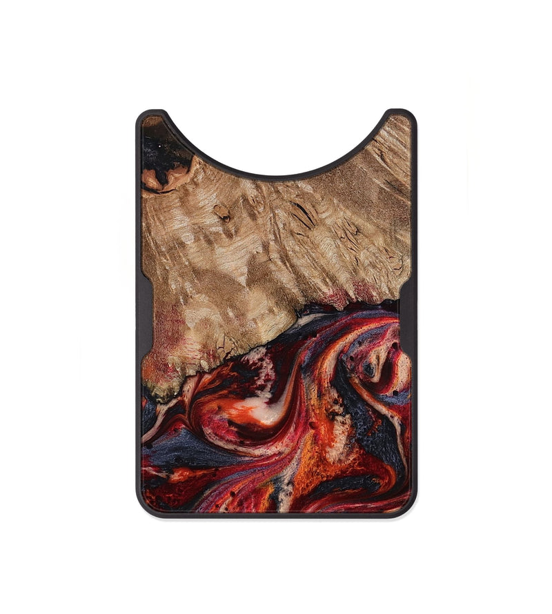 Alloy Wood Wallet - Brandi (Red, 800417)