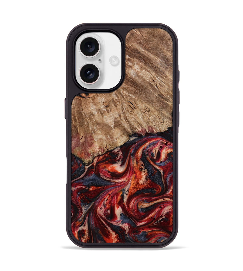iPhone 17 Wood Phone Case - Brandi (Red, 800417)