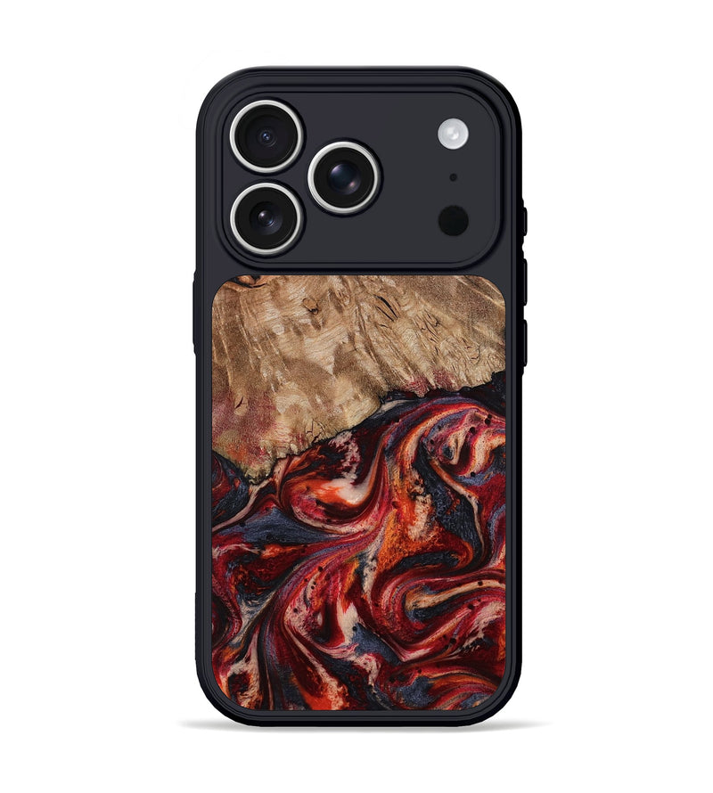 iPhone 17 Pro Wood Phone Case - Brandi (Red, 800417)