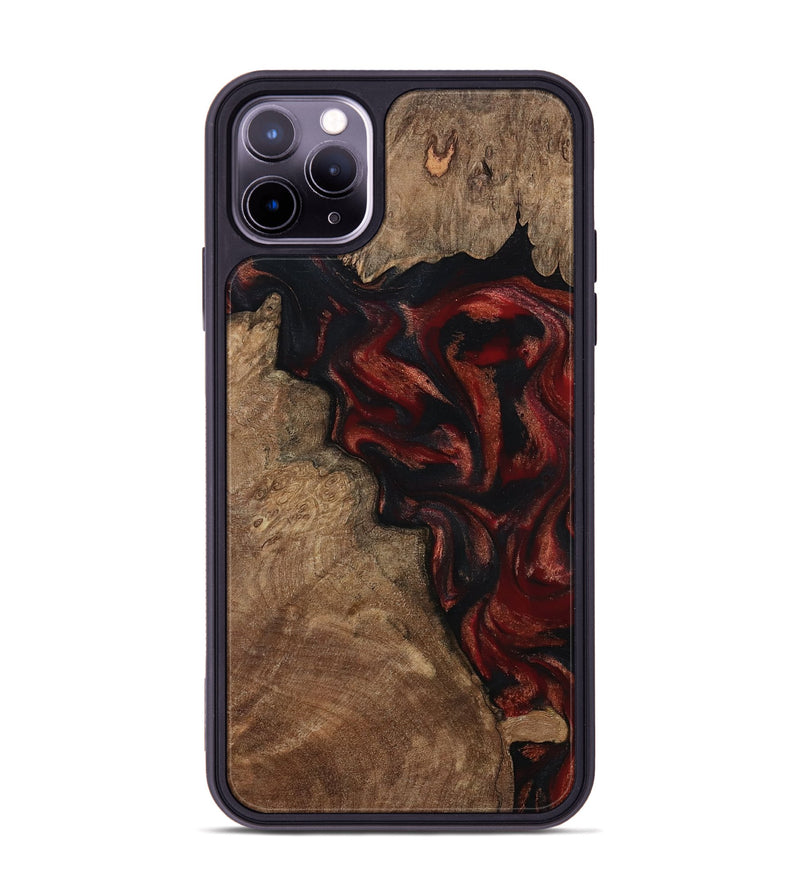 iPhone 11 Pro Max Wood Phone Case - Kenny (Red, 800418)