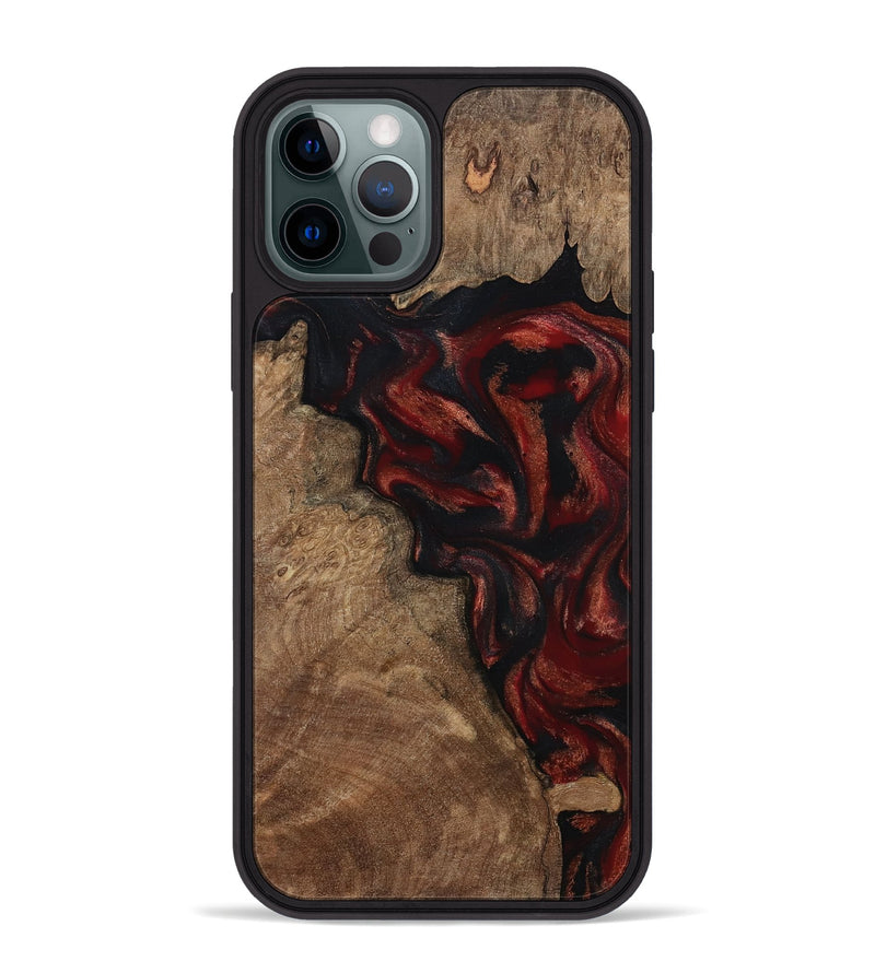 iPhone 12 Pro Max Wood Phone Case - Kenny (Red, 800418)