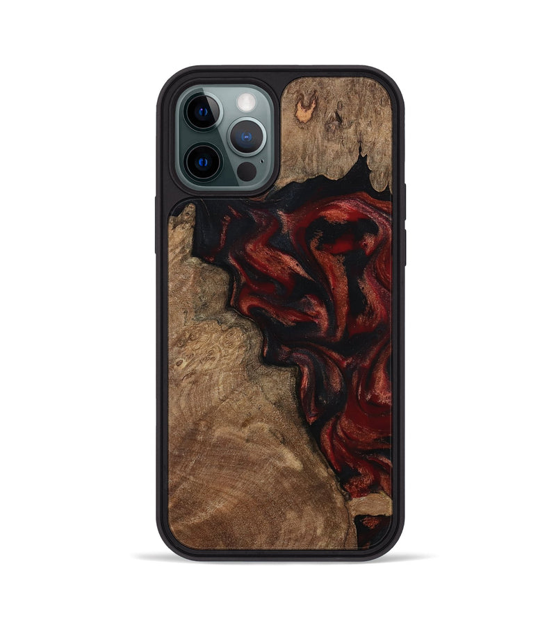 iPhone 12 Pro Wood Phone Case - Kenny (Red, 800418)