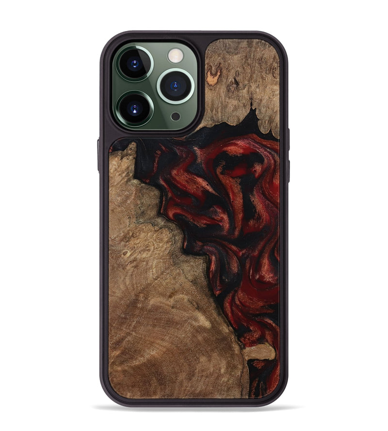 iPhone 13 Pro Max Wood Phone Case - Kenny (Red, 800418)