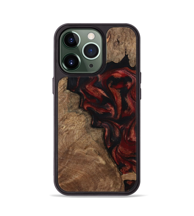 iPhone 13 Pro Wood Phone Case - Kenny (Red, 800418)