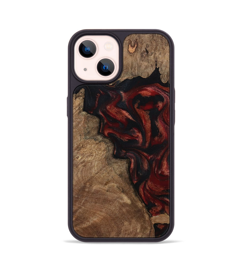 iPhone 14 Wood Phone Case - Kenny (Red, 800418)