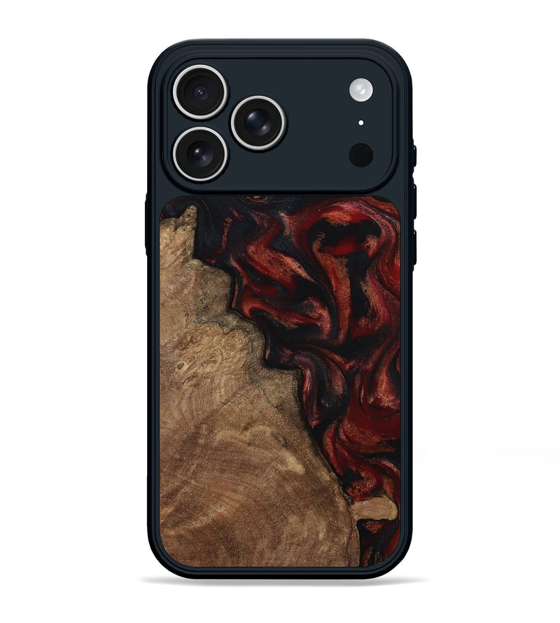 iPhone 17 Pro Max Wood Phone Case - Kenny (Red, 800418)