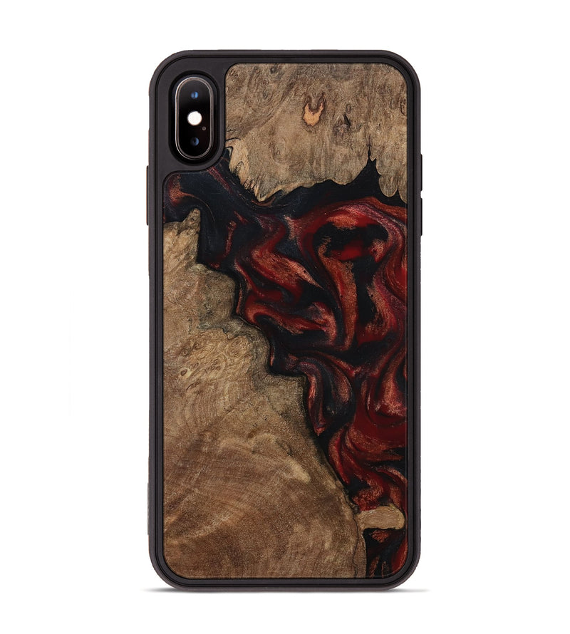 iPhone Xs Max Wood Phone Case - Kenny (Red, 800418)