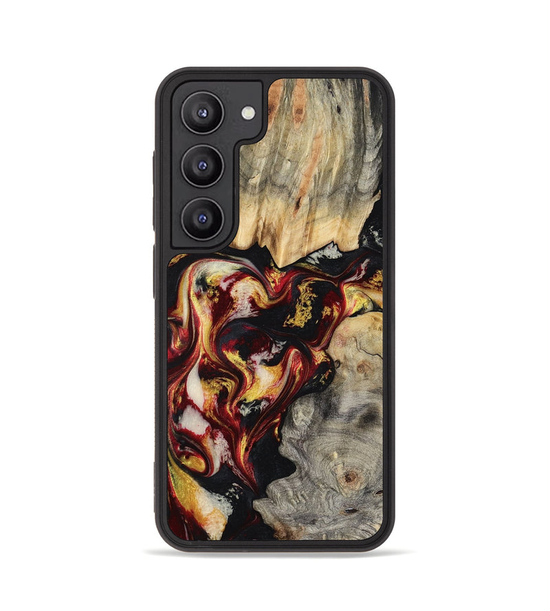 Galaxy S23 Wood Phone Case - Mable (Red, 800419)