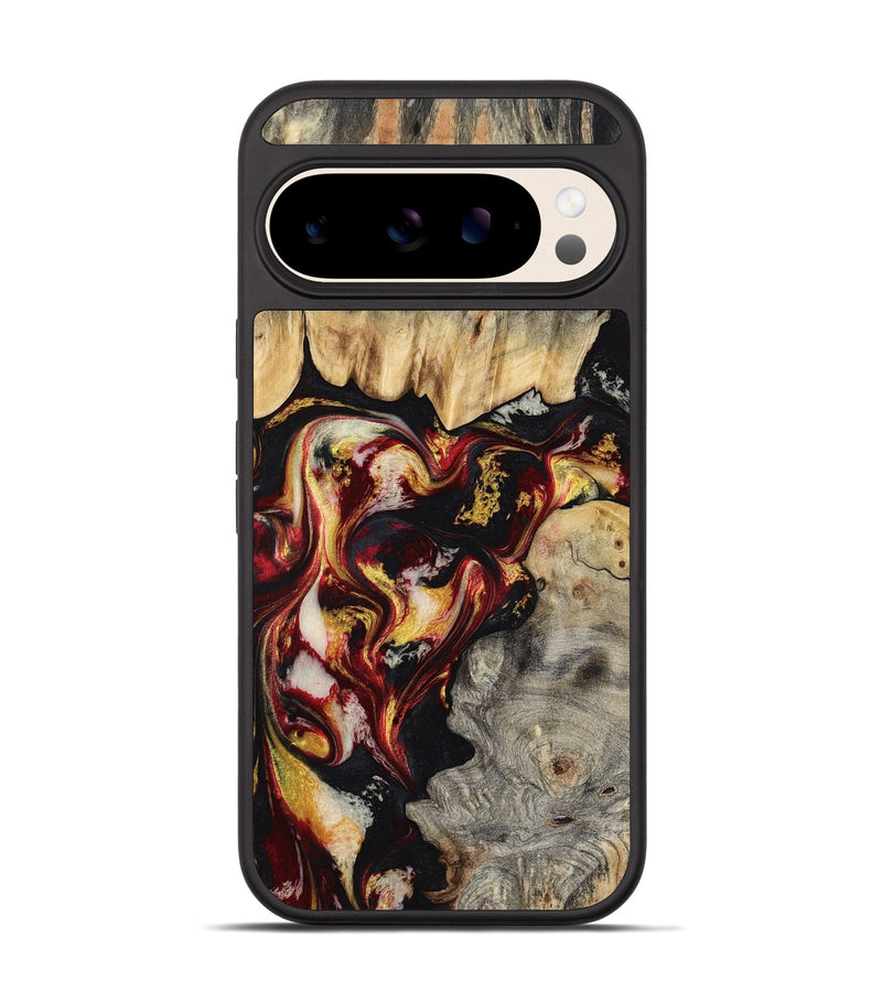 Pixel 10 Wood Phone Case - Mable (Red, 800419)