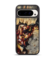 Pixel 9 Wood Phone Case - Mable (Red, 800419)