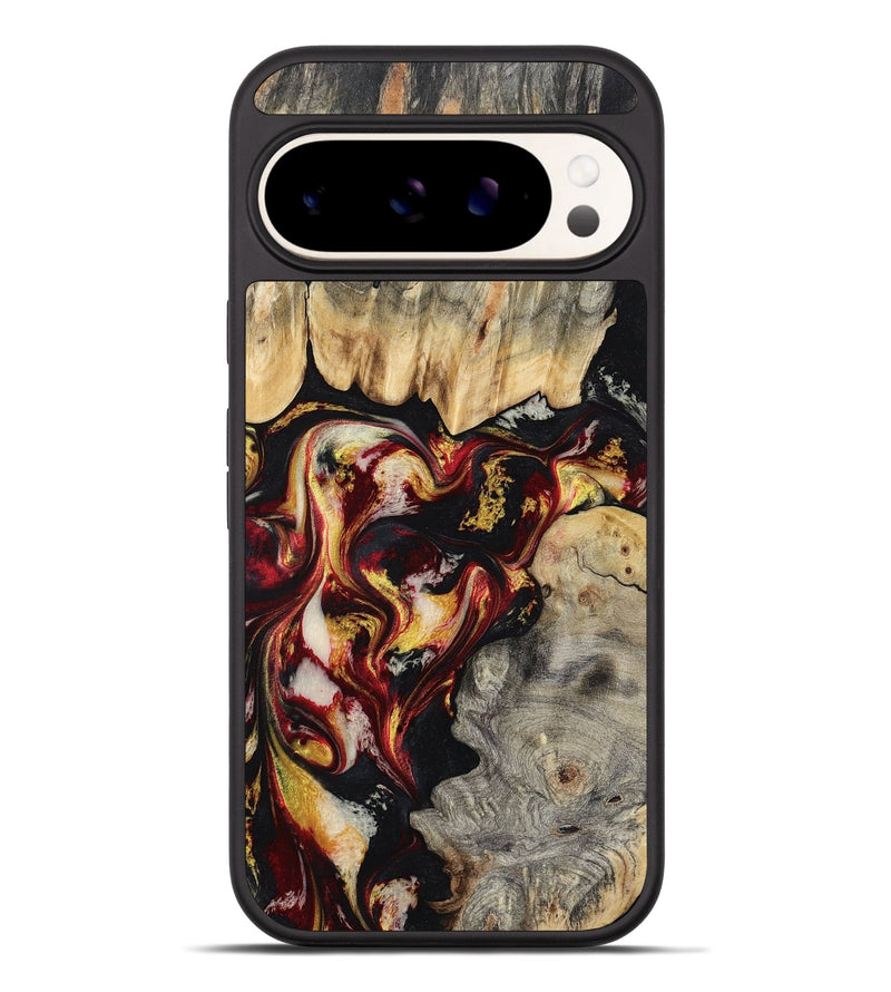 Pixel 9 Pro XL Wood Phone Case - Mable (Red, 800419)