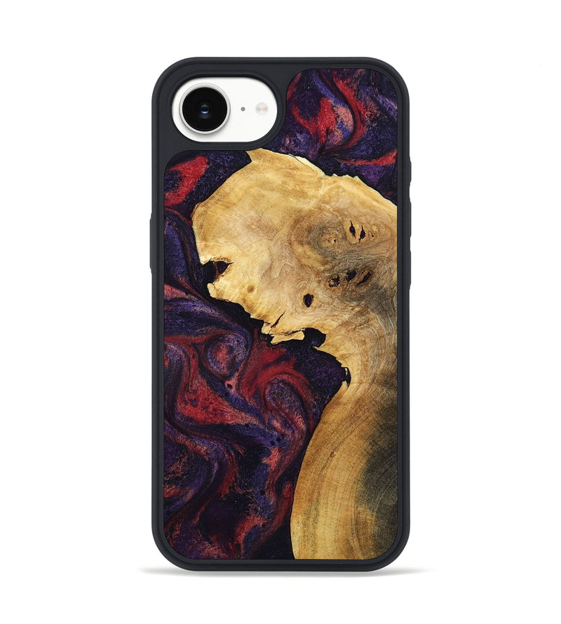 iPhone 16e Wood Phone Case - Clair (Red, 800420)