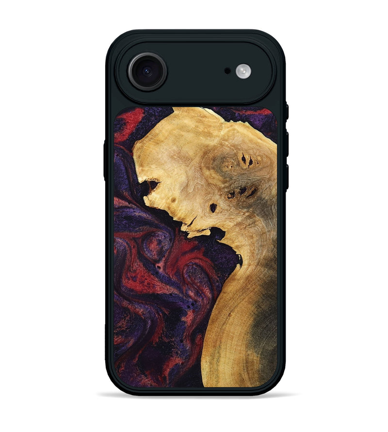 iPhone 17 Air Wood Phone Case - Clair (Red, 800420)