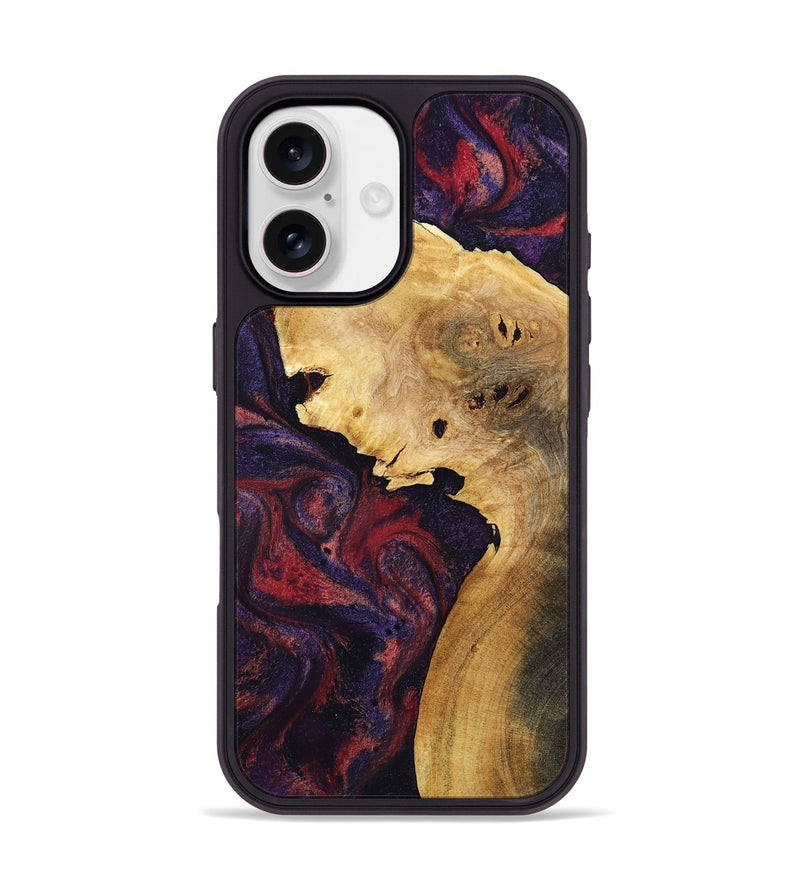iPhone 17 Wood Phone Case - Clair (Red, 800420)