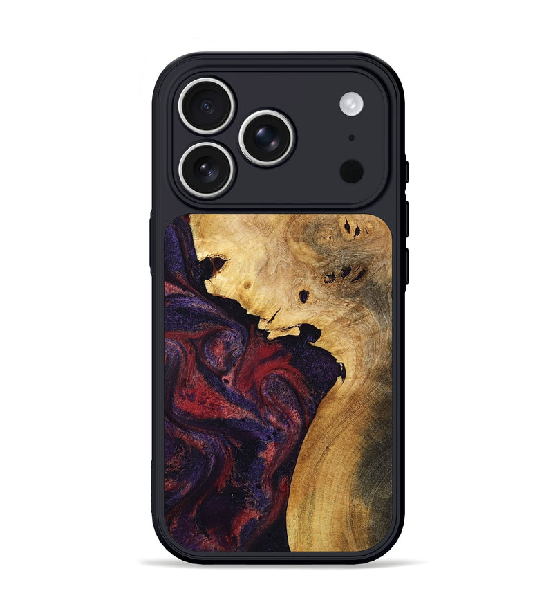 iPhone 17 Pro Wood Phone Case - Clair (Red, 800420)