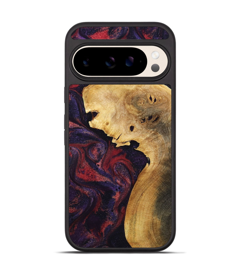 Pixel 10 Wood Phone Case - Clair (Red, 800420)