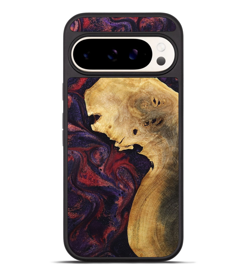 Pixel 9 Pro XL Wood Phone Case - Clair (Red, 800420)