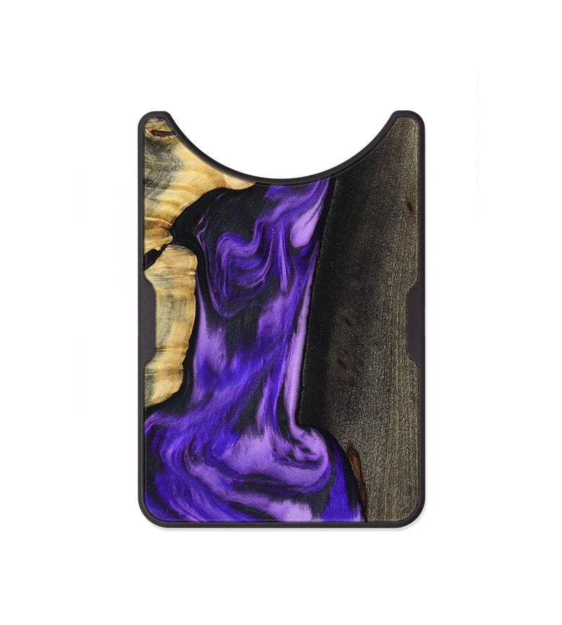 Alloy Wood Wallet - Casey (Purple, 800433)