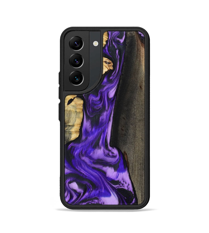 Galaxy S22 Wood Phone Case - Casey (Purple, 800433)