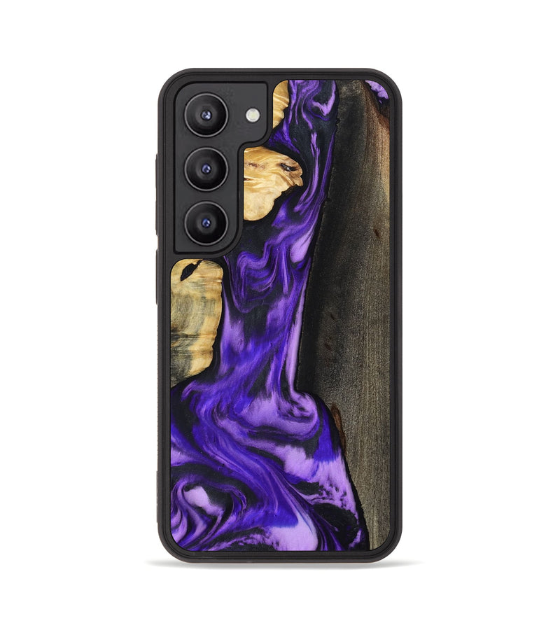 Galaxy S23 Wood Phone Case - Casey (Purple, 800433)