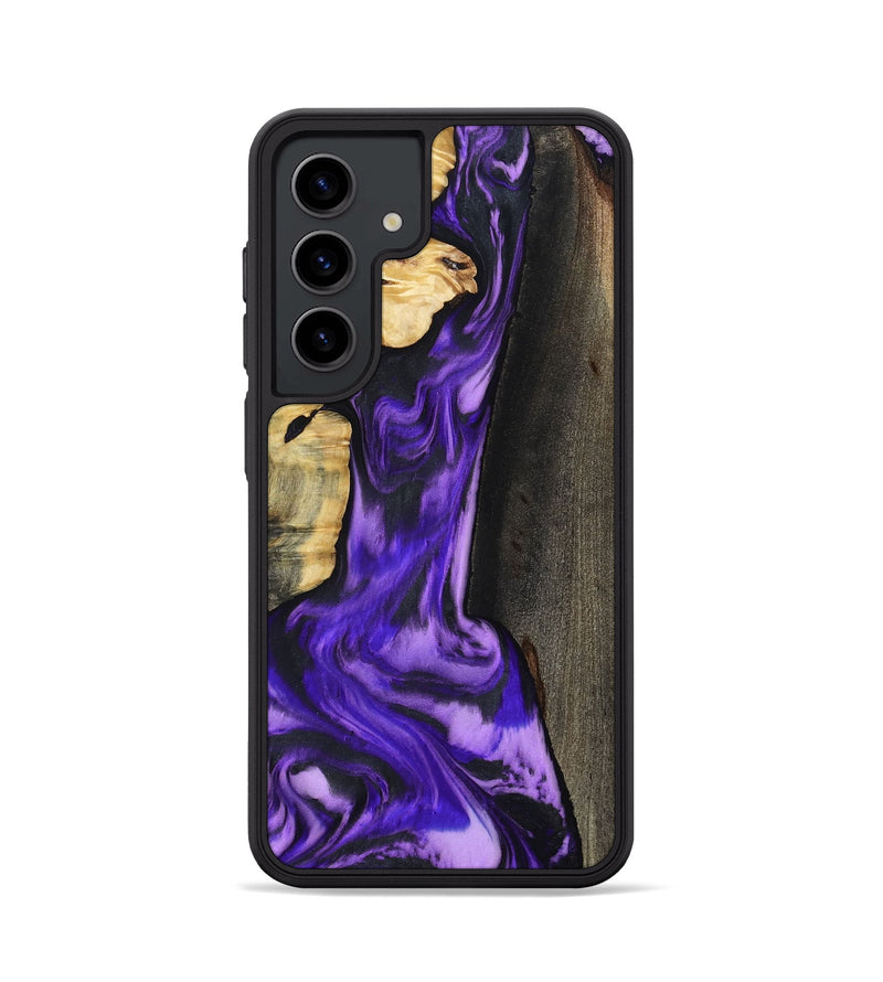 Galaxy S24 Wood Phone Case - Casey (Purple, 800433)