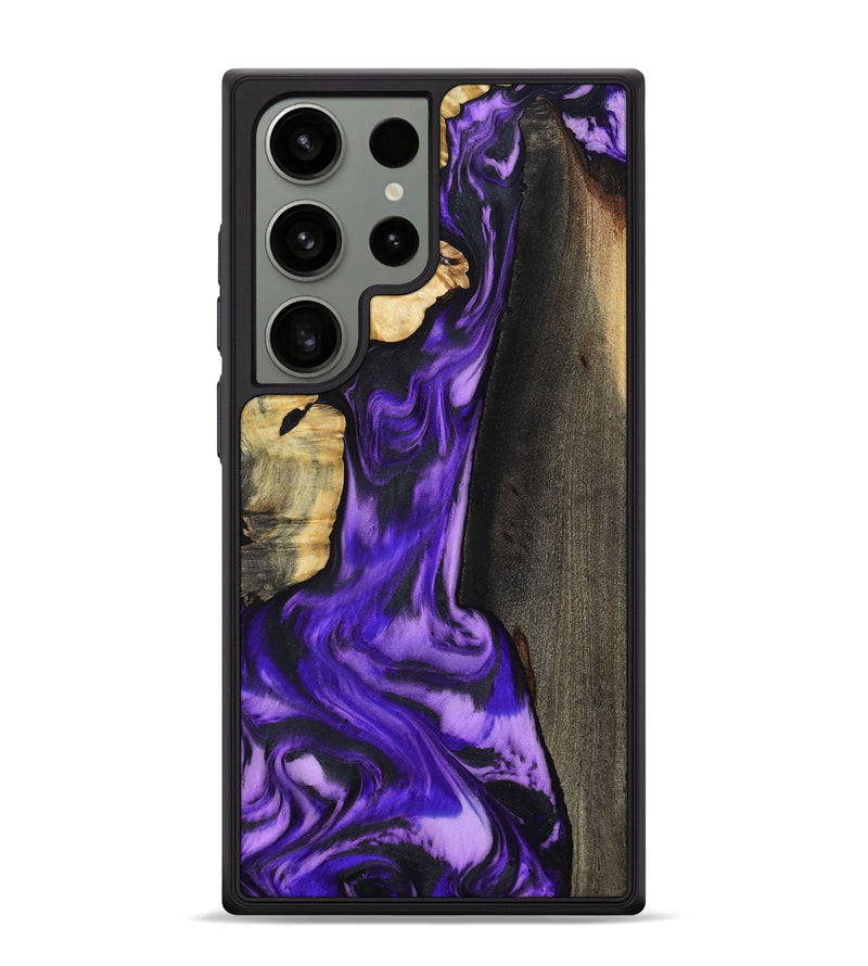 Galaxy S24 Ultra Wood Phone Case - Casey (Purple, 800433)