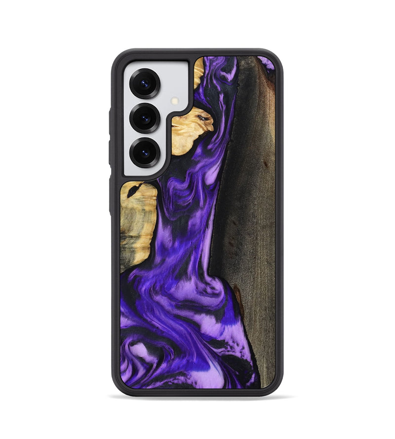 Galaxy S25 Wood Phone Case - Casey (Purple, 800433)