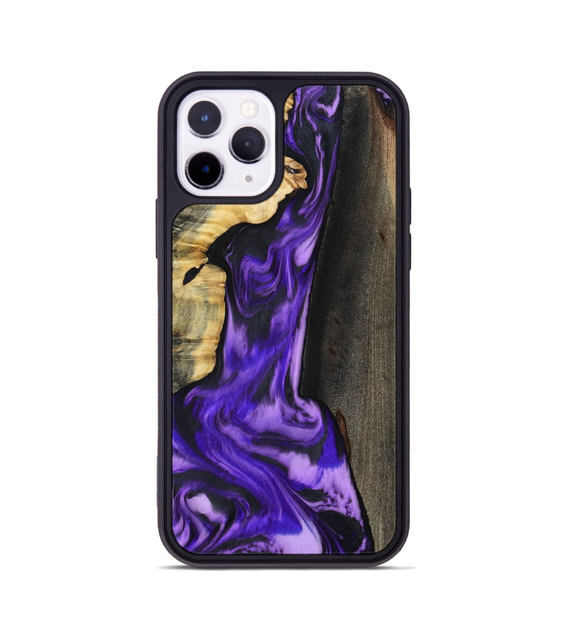 iPhone 11 Pro Wood Phone Case - Casey (Purple, 800433)