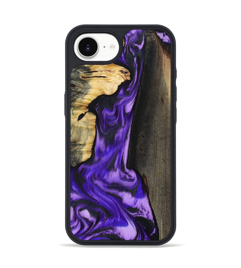 iPhone 16e Wood Phone Case - Casey (Purple, 800433)