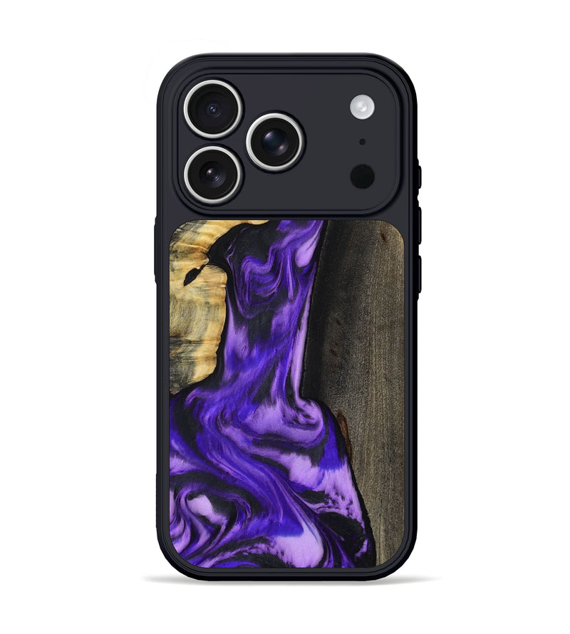 iPhone 17 Pro Wood Phone Case - Casey (Purple, 800433)