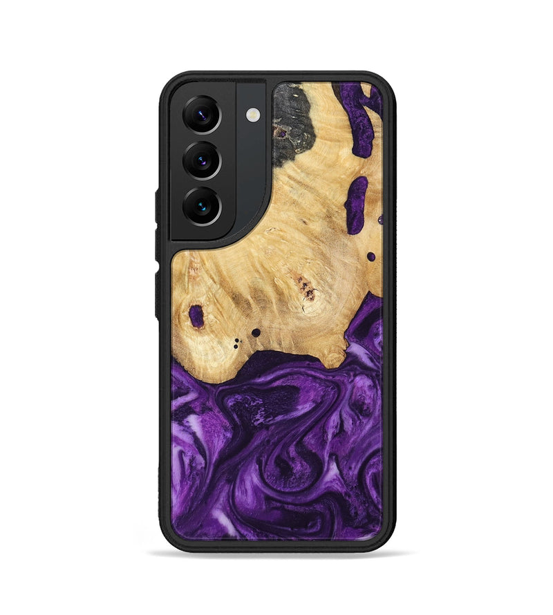 Galaxy S22 Wood Phone Case - Sadye (Purple, 800435)
