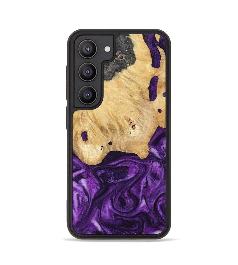 Galaxy S23 Wood Phone Case - Sadye (Purple, 800435)