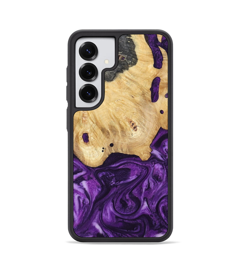 Galaxy S25 Wood Phone Case - Sadye (Purple, 800435)