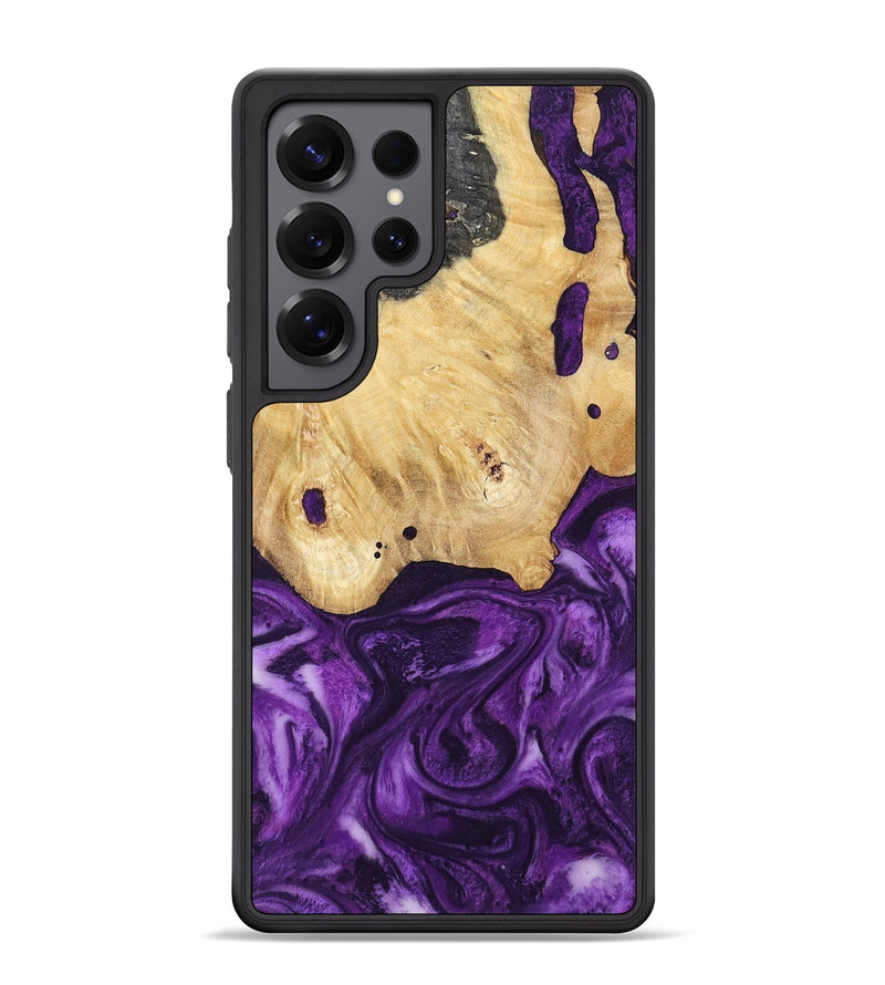 Galaxy S25 Ultra Wood Phone Case - Sadye (Purple, 800435)