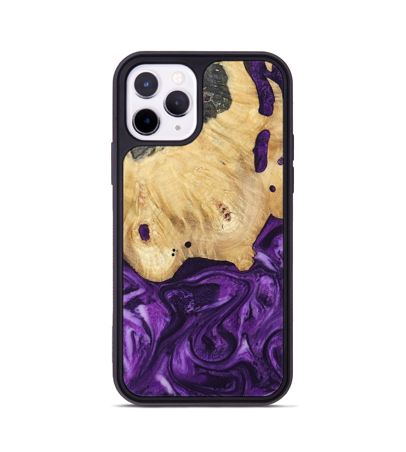 iPhone 11 Pro Wood Phone Case - Sadye (Purple, 800435)