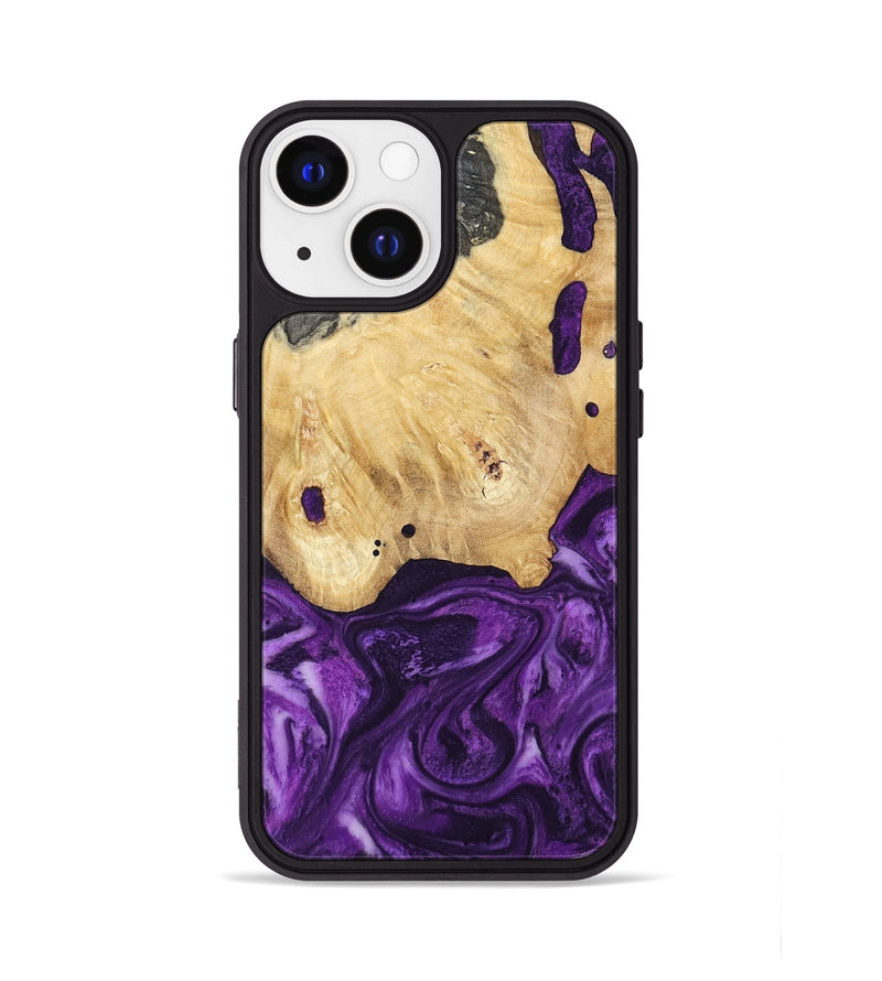 iPhone 13 Wood Phone Case - Sadye (Purple, 800435)