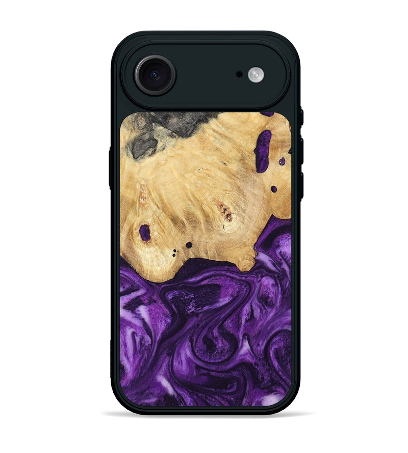 iPhone 17 Air Wood Phone Case - Sadye (Purple, 800435)