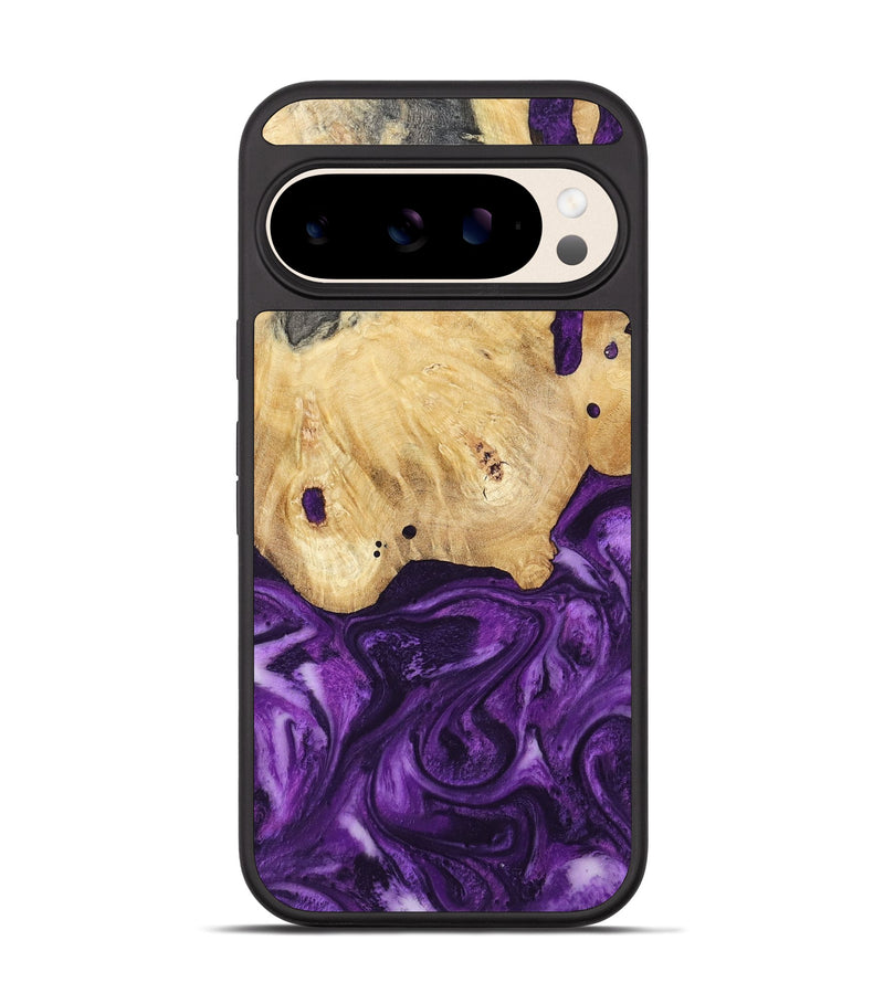 Pixel 10 Wood Phone Case - Sadye (Purple, 800435)