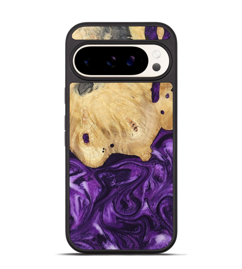 Pixel 9 Pro Wood Phone Case - Sadye (Purple, 800435)