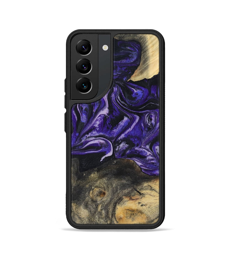 Galaxy S22 Wood Phone Case - Roma (Purple, 800436)