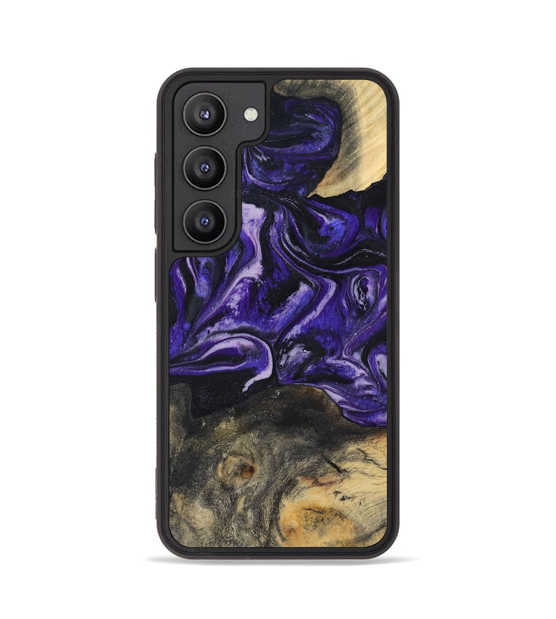 Galaxy S23 Wood Phone Case - Roma (Purple, 800436)