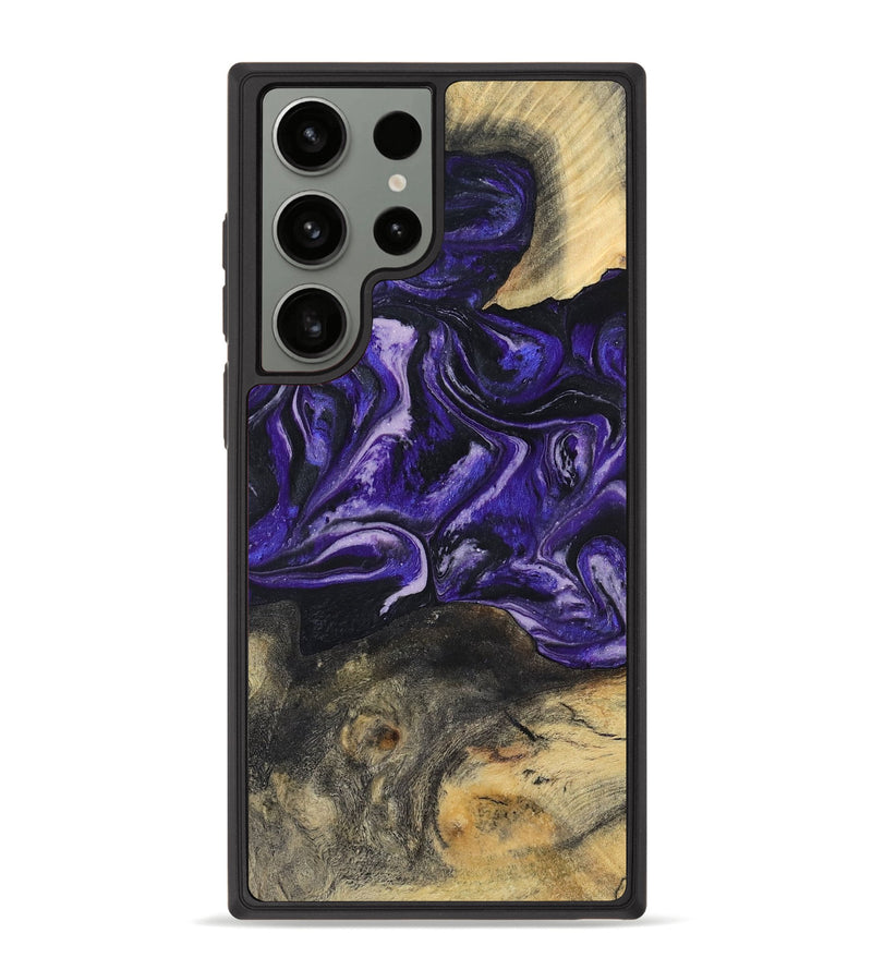 Galaxy S23 Ultra Wood Phone Case - Roma (Purple, 800436)