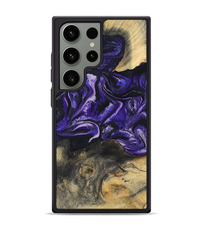 Galaxy S24 Ultra Wood Phone Case - Roma (Purple, 800436)