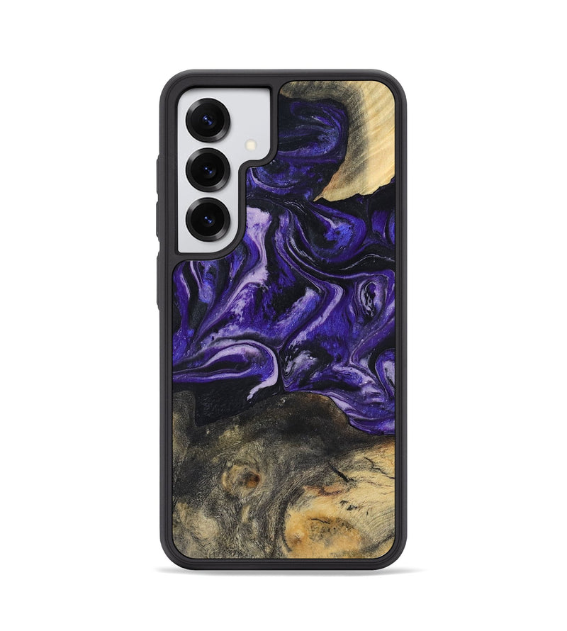 Galaxy S25 Wood Phone Case - Roma (Purple, 800436)