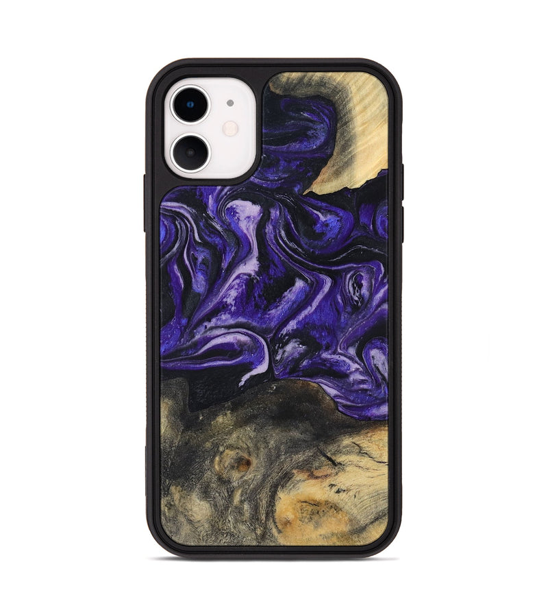 iPhone 11 Wood Phone Case - Roma (Purple, 800436)